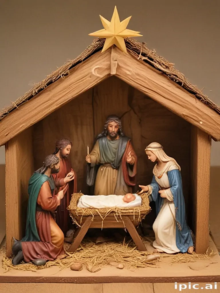images of the manger scene
