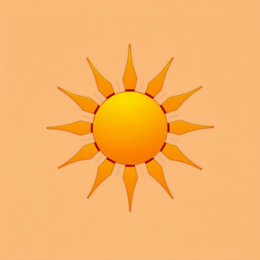 sun clipart transparent background