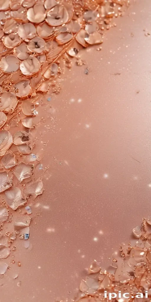 sparkly rose gold background