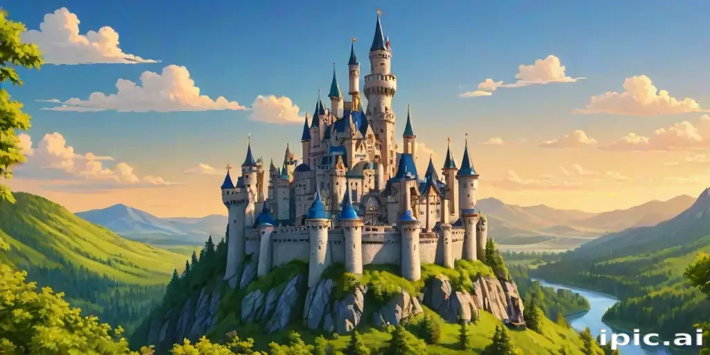 cartoon castle