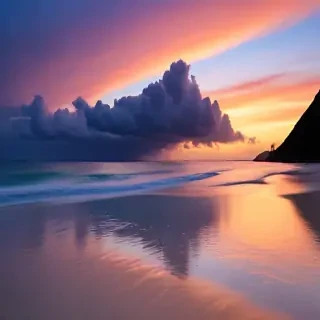ios beach wallpaper