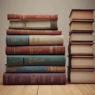 books stacked png