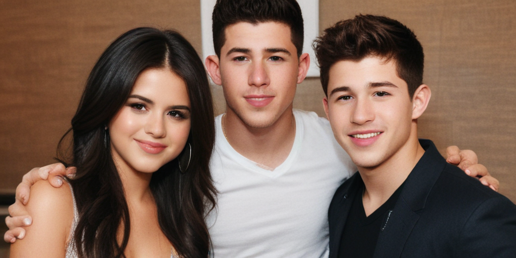selena gomez with nick jonas