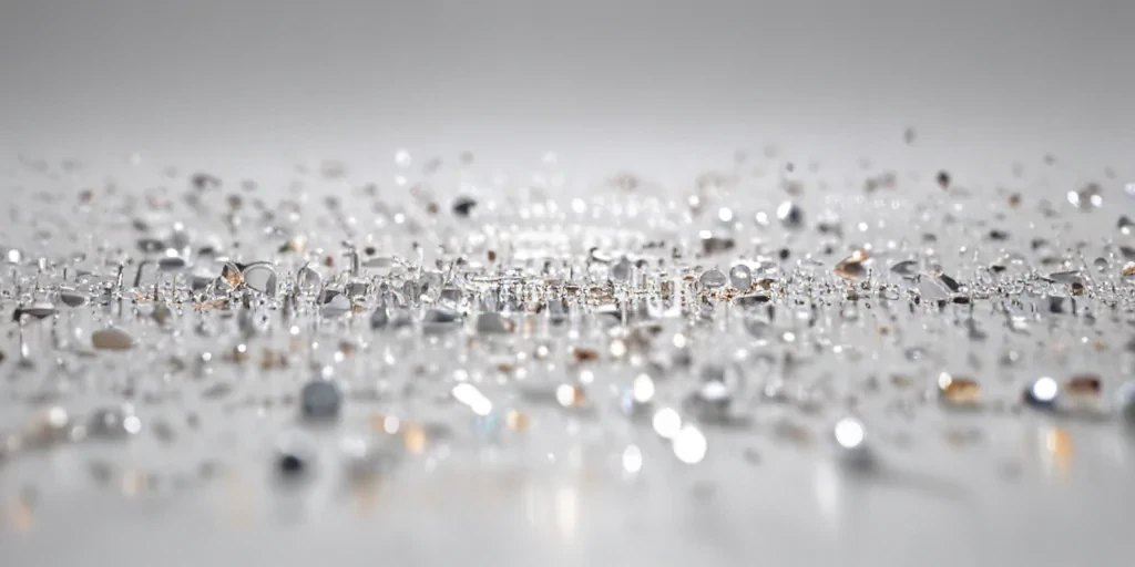 sparkles white background