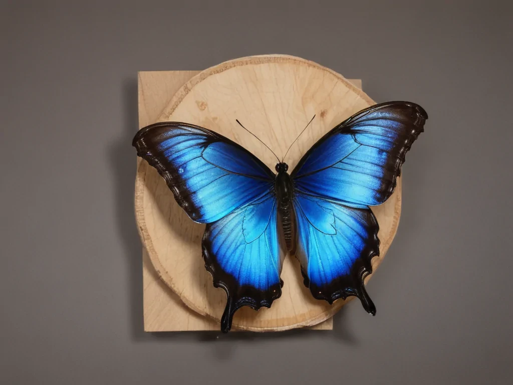 blue morpho butterfly