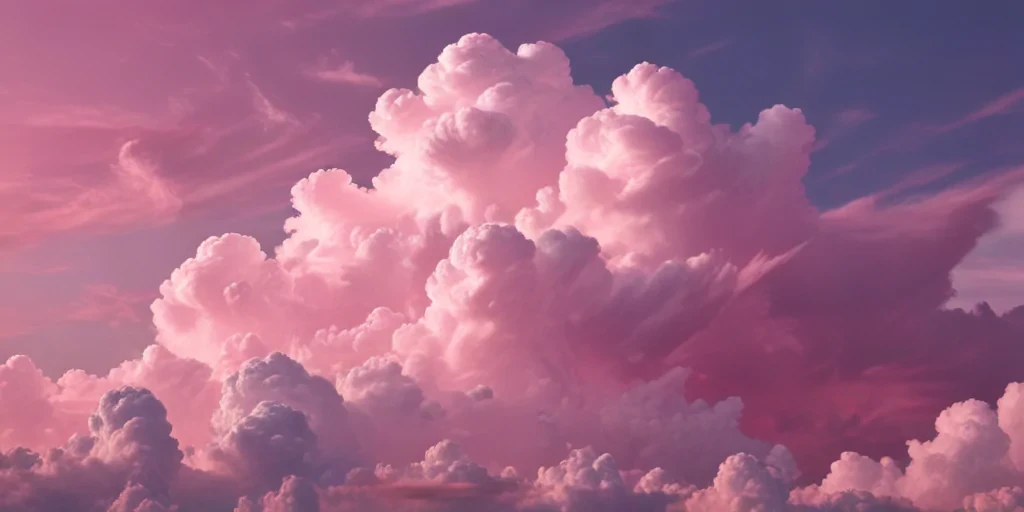 pink clouds wallpaper