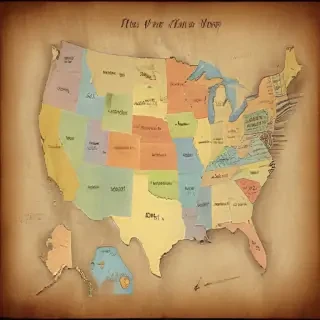 united states map