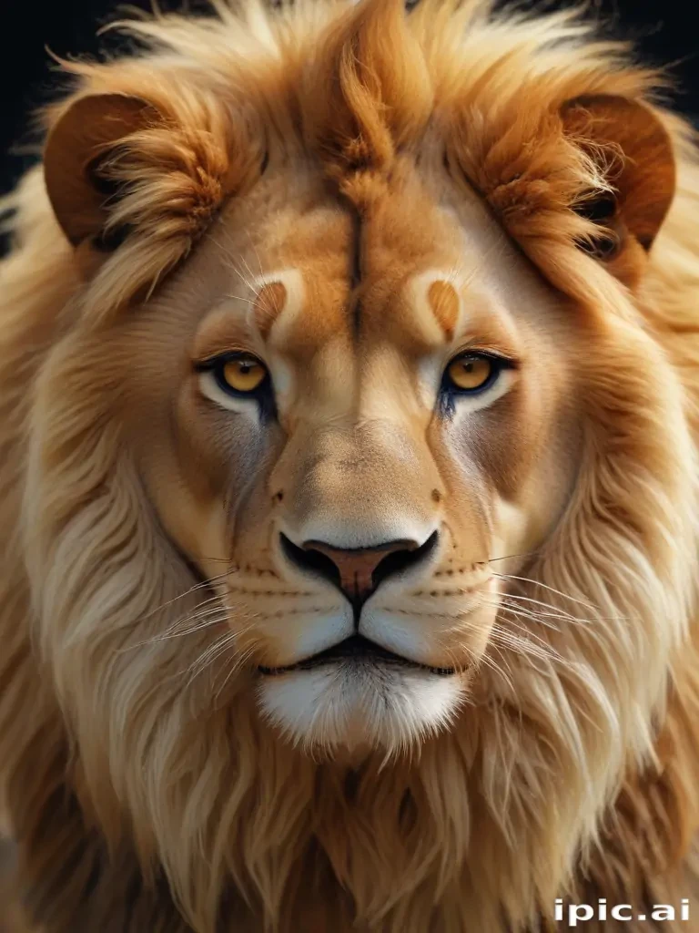 transparent lion