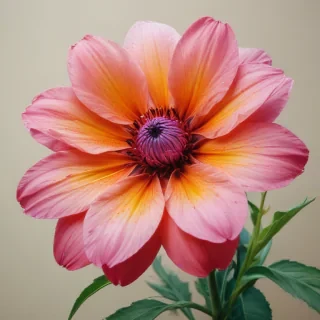 flower drawing images with colour