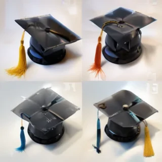transparent graduation cap