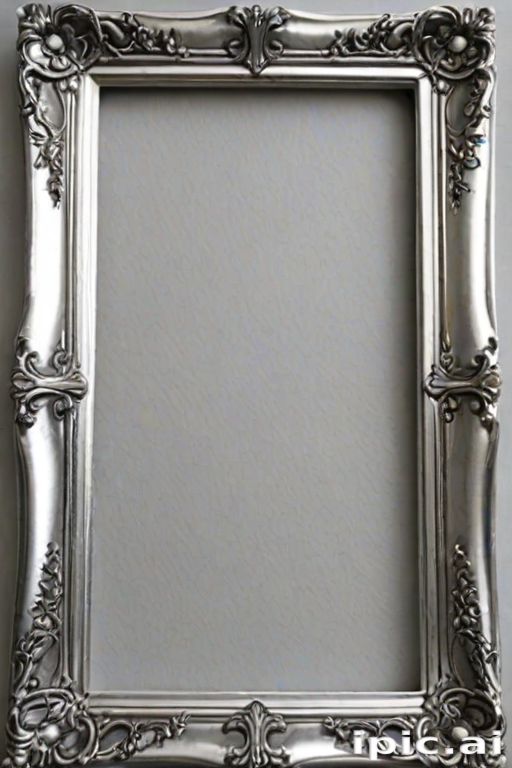 silver frame png