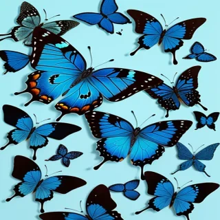 blue butterfly pictures