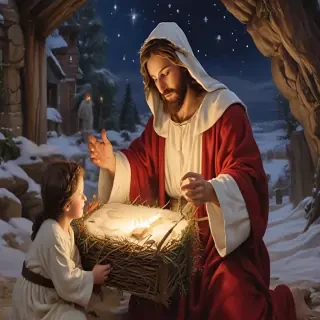 merry christmas jesus images