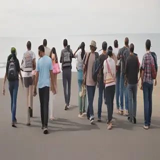 people walk png