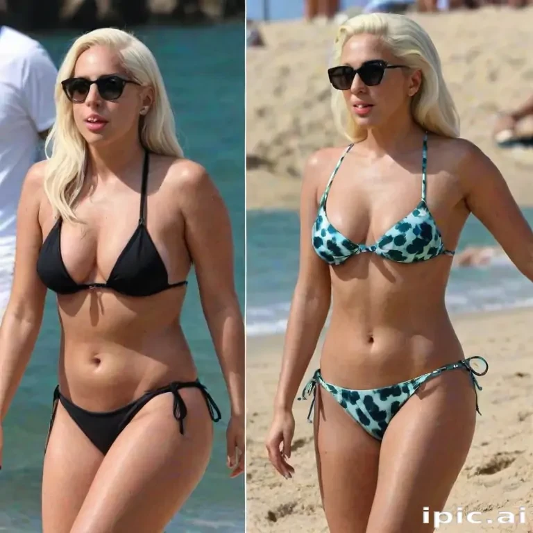 Lady Gaga in bikini