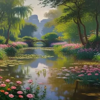 claude monet wallpaper