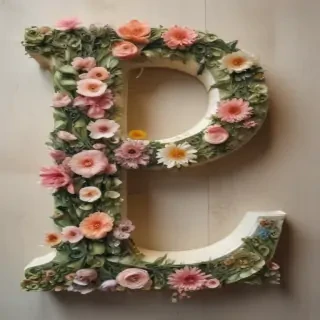 floral letters