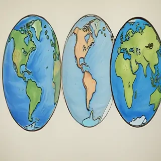 earth cartoon drawing