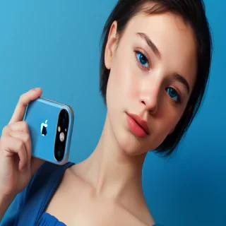blue background for iphone