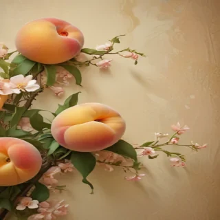 peach background wallpaper