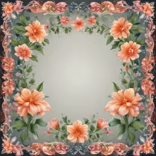 clipart borders flowers