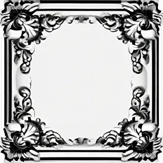 border clip art black and white