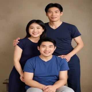 free use asian family