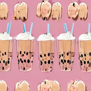 bubble tea wallpaper