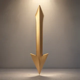 downward arrow