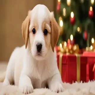 christmas puppy desktop backgrounds