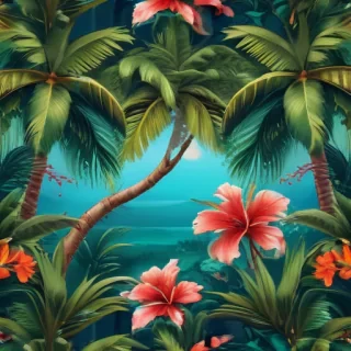 tropical wallpaper iphone