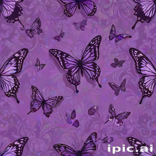 wallpaper purple butterfly