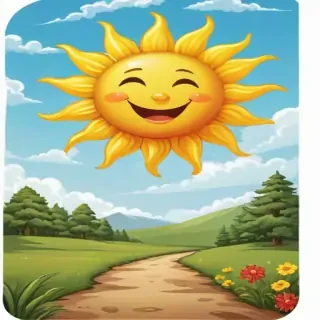 sun cartoon png