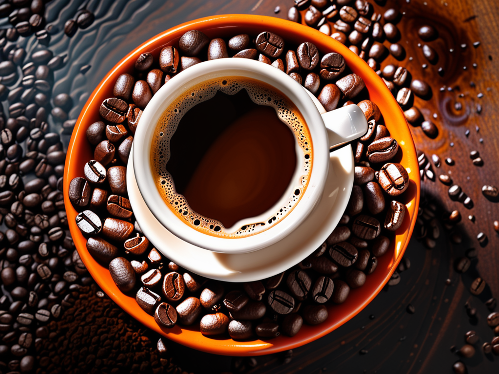 caffeine in dark roast coffee