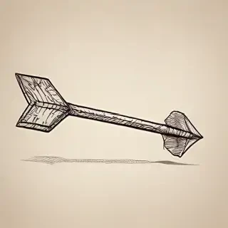 hand drawn arrow
