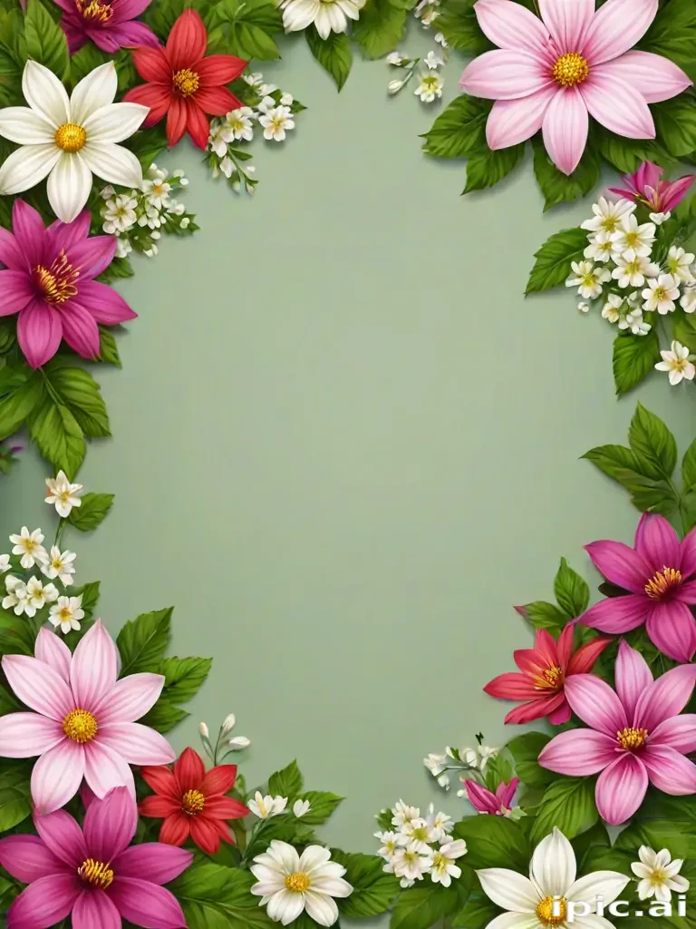 flowers border png