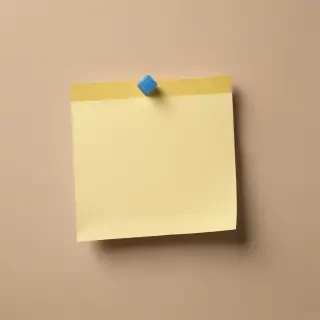 aesthetic cute sticky note png