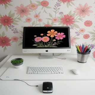 computer desktop wallpaper flowers