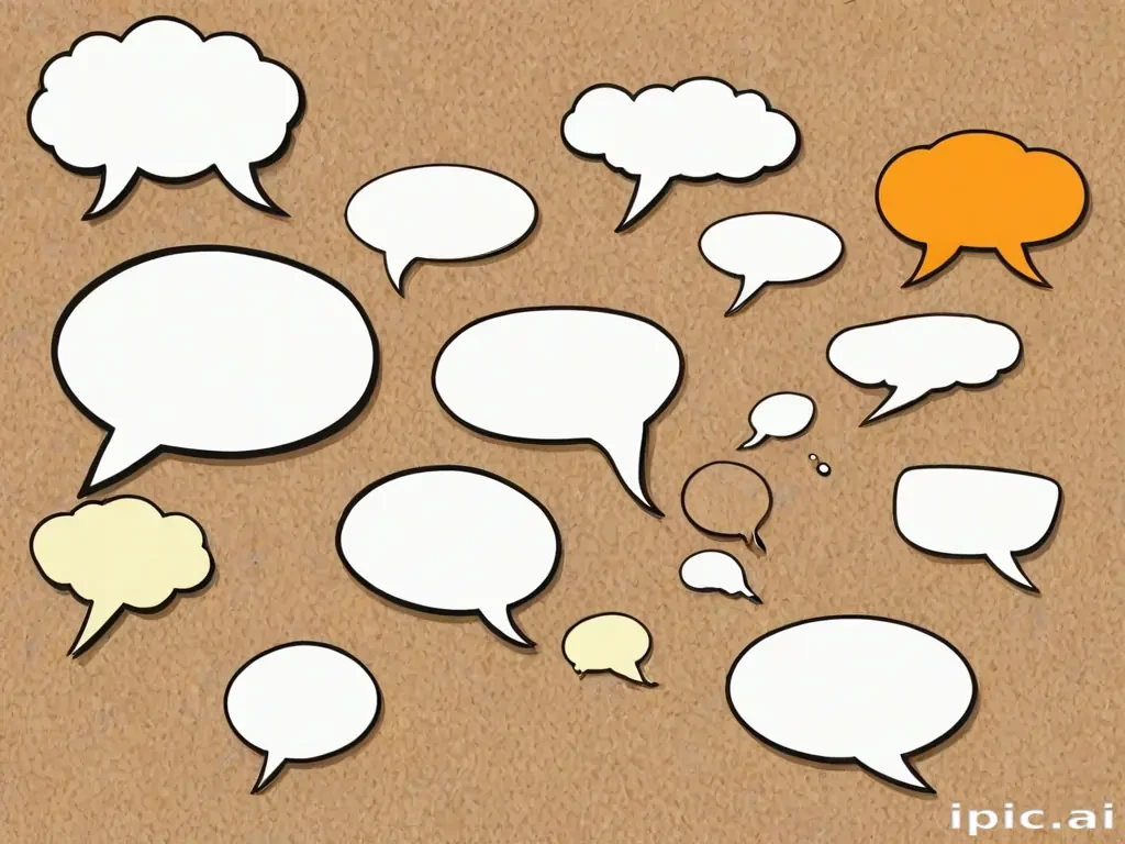 speech bubble clip art