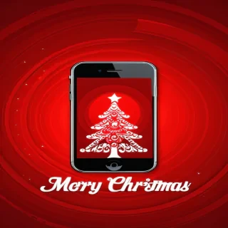 merry christmas phone wallpaper
