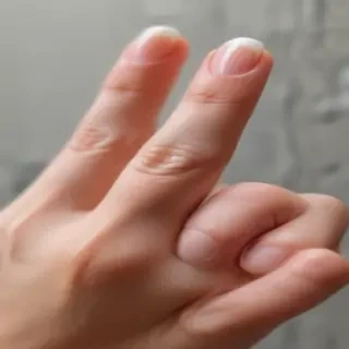 middle finger transparent