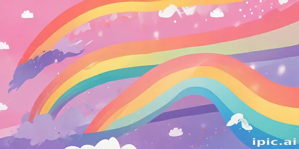cute rainbow backgrounds