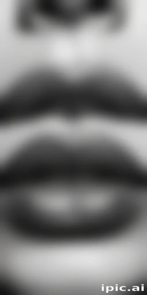 lips clipart black and white