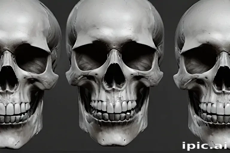 transparent skull png