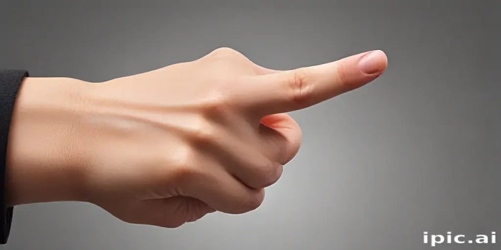 pointing finger png