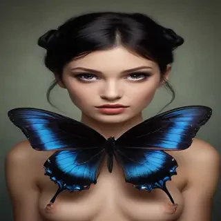 black butterfly