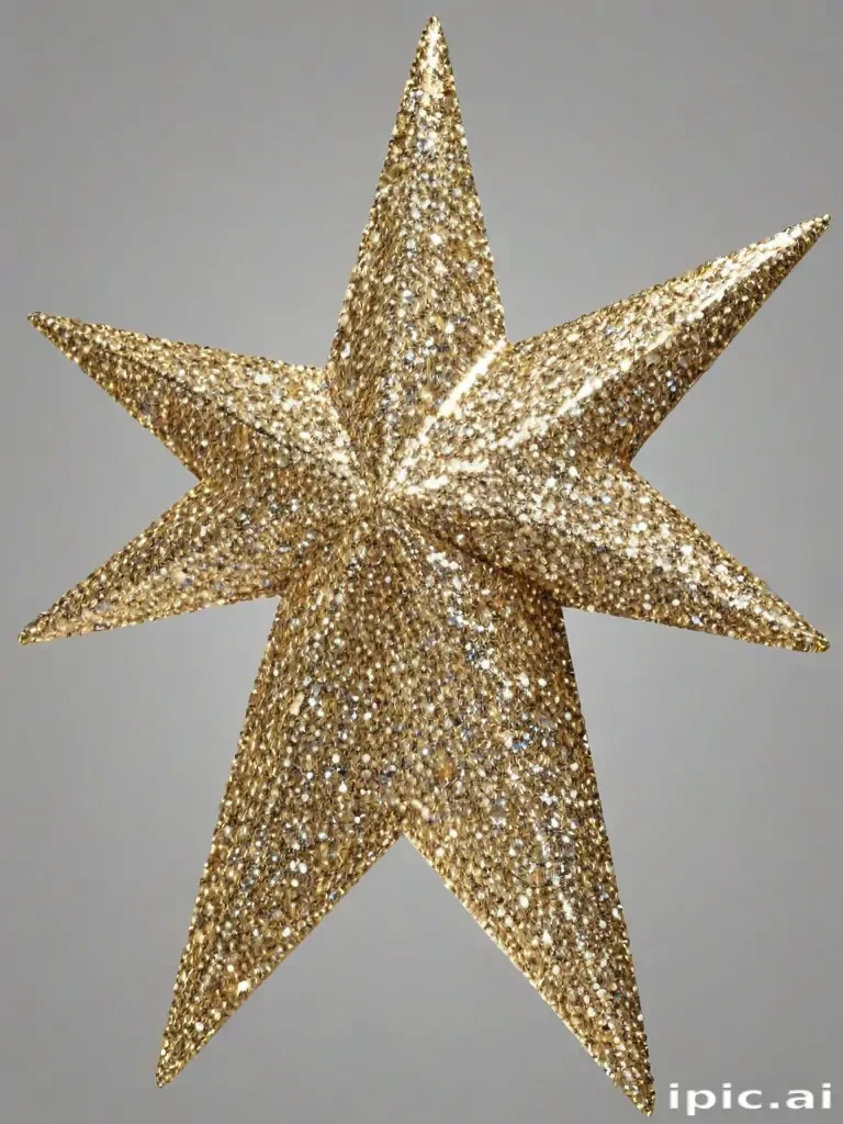 glitter star png