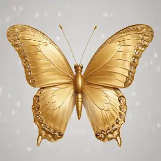 golden butterfly png