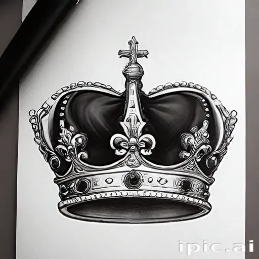 crown drawing