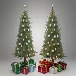 transparent background christmas tree